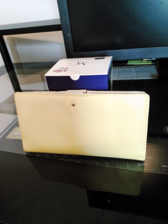 kate spade Handbags - kate spade cream bifold wallet